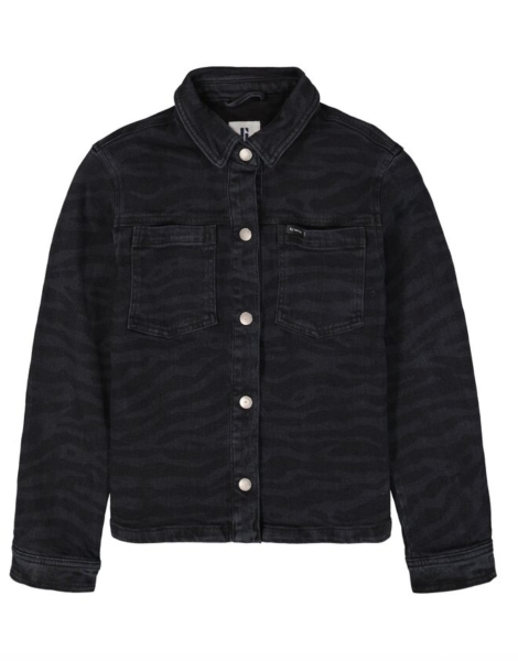 Garcia - Jeansjacke Leopardenmuster